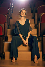 Load image into Gallery viewer, Chiffon Wide Leg Trousers 223751

