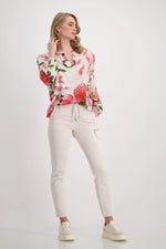 Load image into Gallery viewer, Botanical Print Tunic Top 408541
