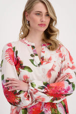 Load image into Gallery viewer, Botanical Print Tunic Top 408541
