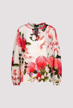 Load image into Gallery viewer, Botanical Print Tunic Top 408541
