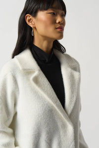Soft Knitted Quilt Detail Coat 233951