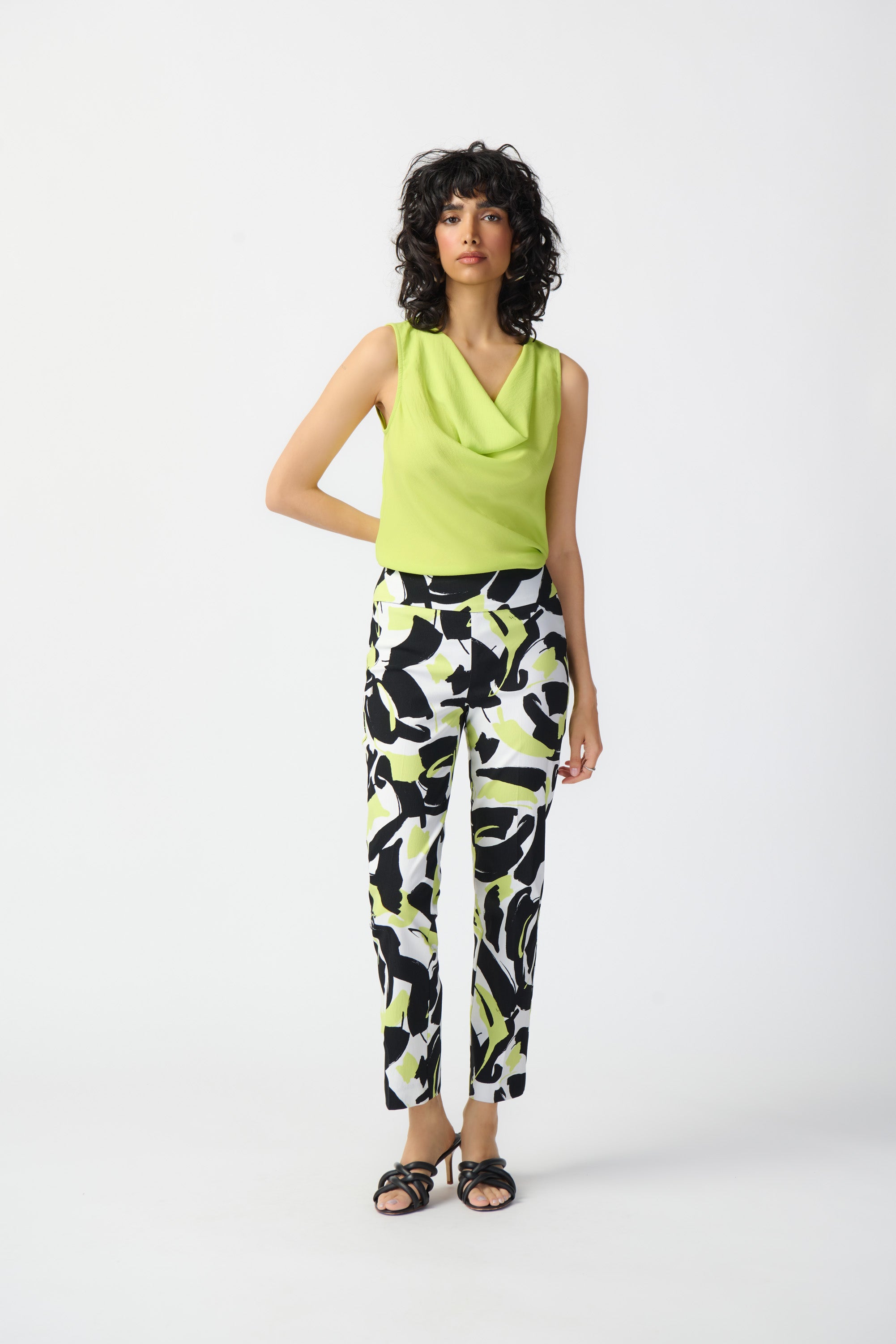 Abstract Print Millennium Pull-On Trousers