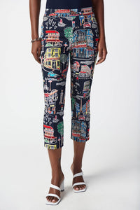 Scenery Print Millennium Pull-On Trousers 241268
