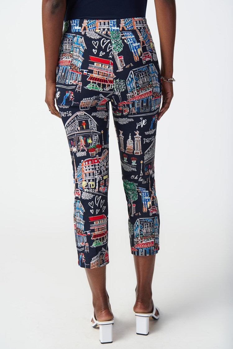 Scenery Print Millennium Pull-On Trousers 241268