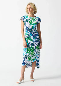 Tropical Print Sheath Dress 242159