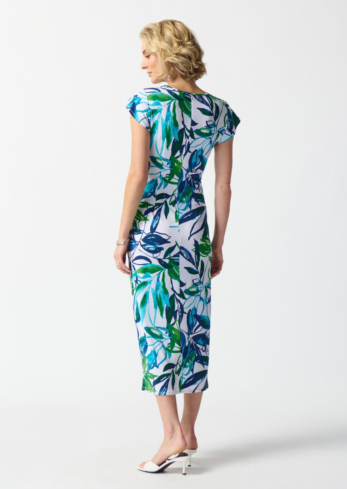 Tropical Print Sheath Dress 242159