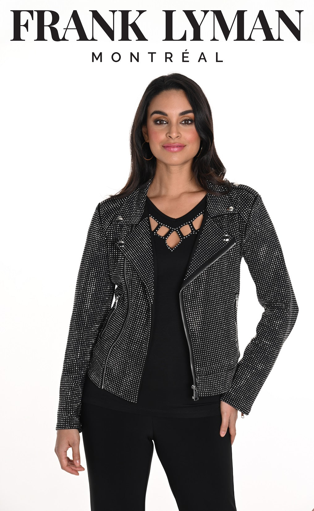 Sparkly Biker Jacket 243444