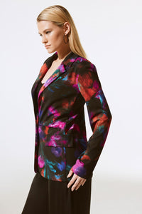 Floral Print Straight Blazer 243723