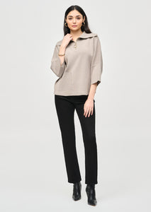 Zipped Collar Jumper 243954