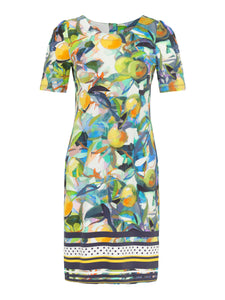 Tropical Print Cotton Dress 24645