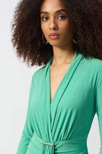 Draped Wrap Dress 251275