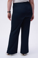 Load image into Gallery viewer, Seersucker Wide Leg Pull-On Trousers 251293
