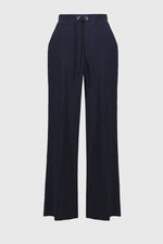 Load image into Gallery viewer, Seersucker Wide Leg Pull-On Trousers 251293
