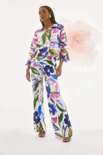 Load image into Gallery viewer, Floral Print Wide Leg Pants 251770
