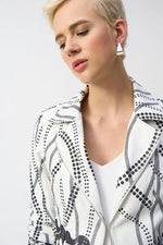 Load image into Gallery viewer, Faux Suede Floral Print Jacket 251910
