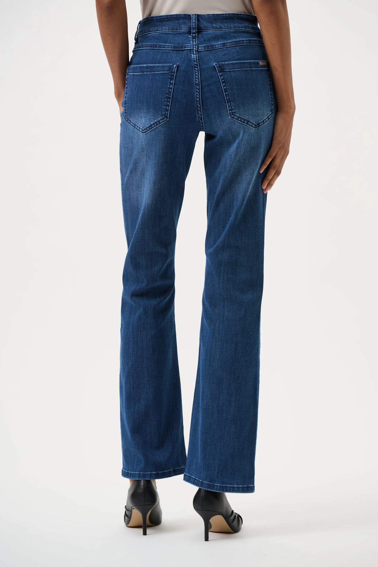 Medium Blue Brooke Classic Bootcut Stretch Jeans - Lucindas on-line