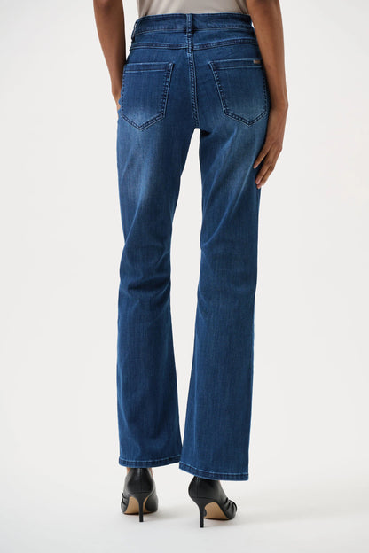 Medium Blue Brooke Classic Bootcut Stretch Jeans - Lucindas on-line