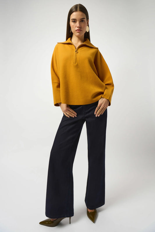 Goldie Classic Wide-Leg Stretch Jeans
