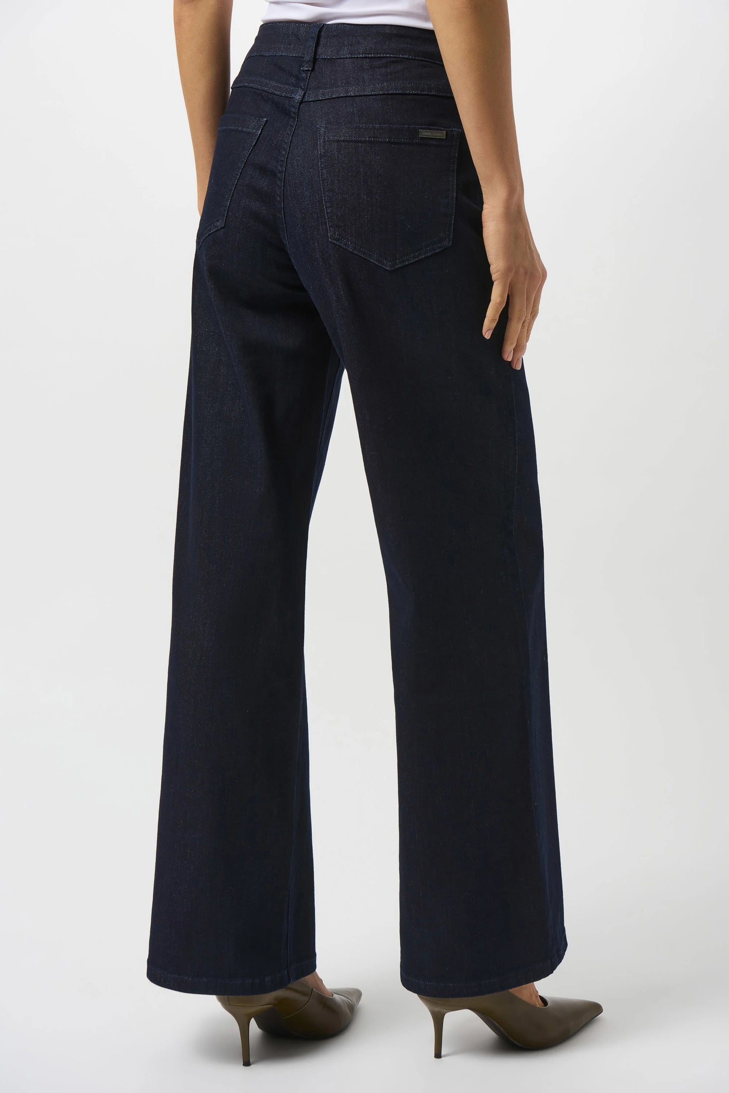 Goldie Classic Wide-Leg Stretch Jeans