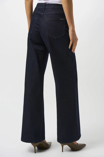 Goldie Classic Wide-Leg Stretch Jeans