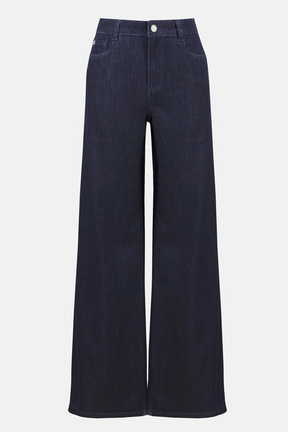 Goldie Classic Wide-Leg Stretch Jeans
