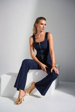 Load image into Gallery viewer, Lux Twill Bustier Fitted Top 252225
