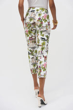 Load image into Gallery viewer, Conversational Print Crop Pants 252232

