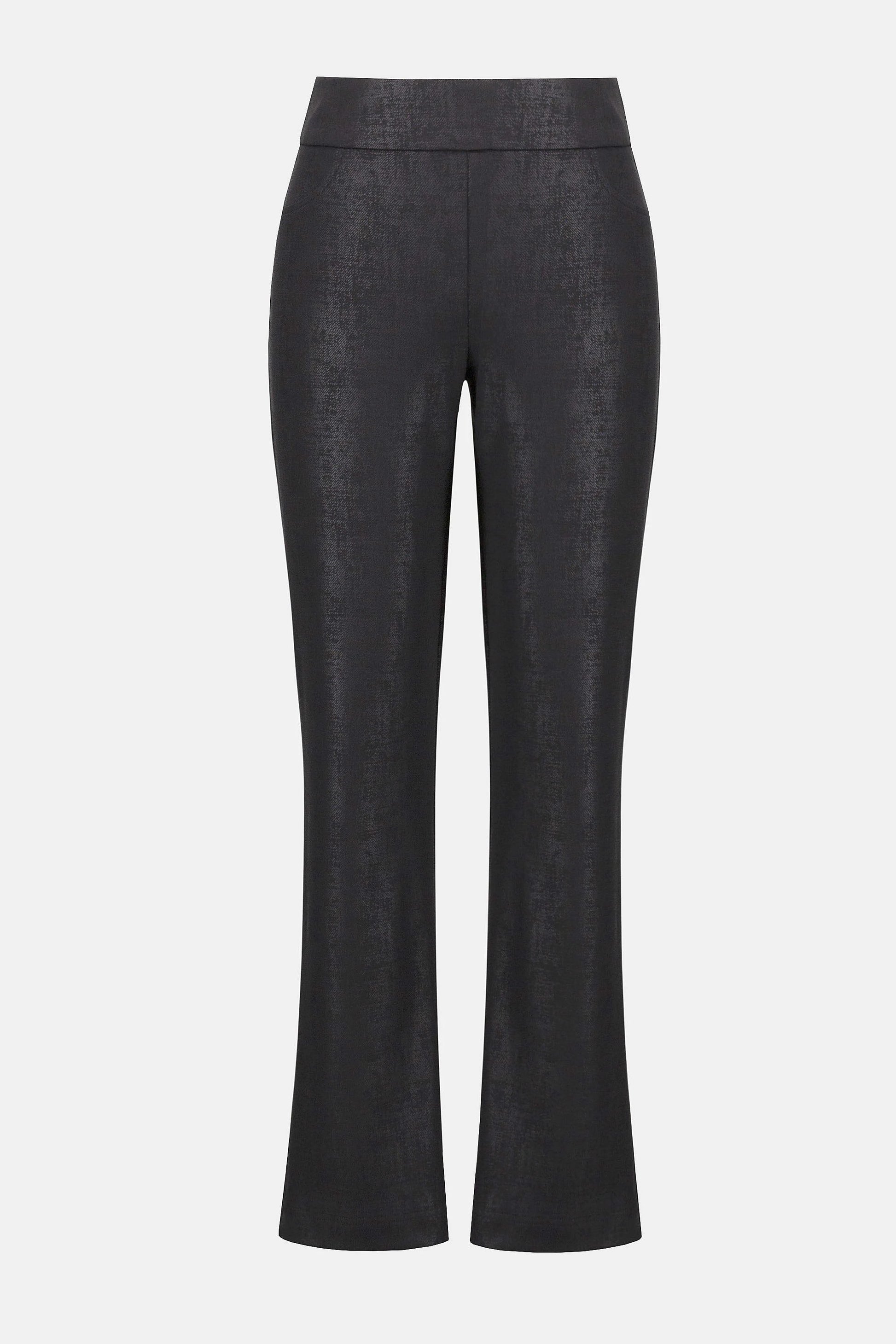 Joseph Ribkoff Luxe Textured Black Trousers Lucindas