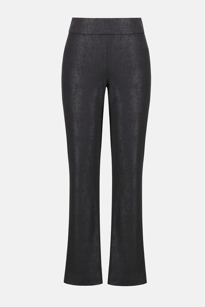 Joseph Ribkoff Luxe Textured Black Trousers Lucindas