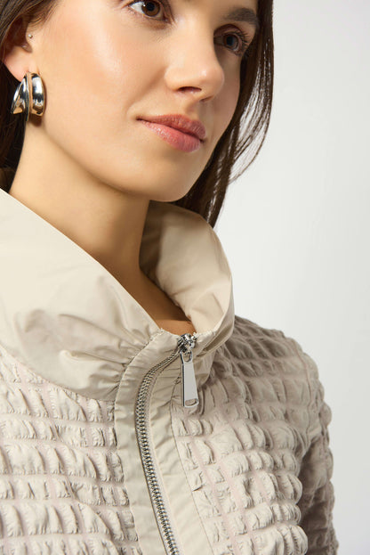 Joseph Ribkoff Bubble A-Line Mock Collar Top Lucindas