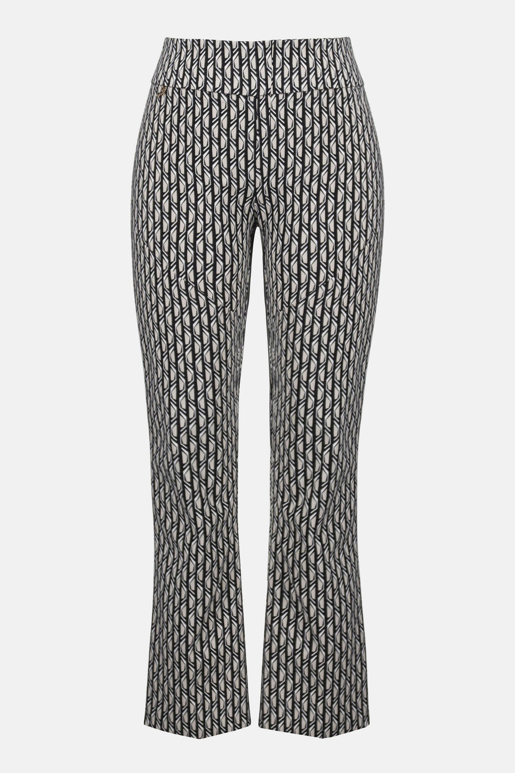 Joseph Ribkoff Moonstone Print Straight Leg Pull-On Pants 