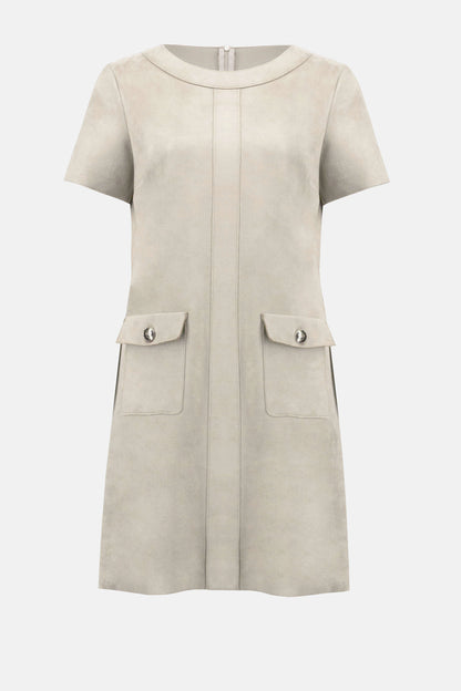 Scuba Suede Shift Dress
