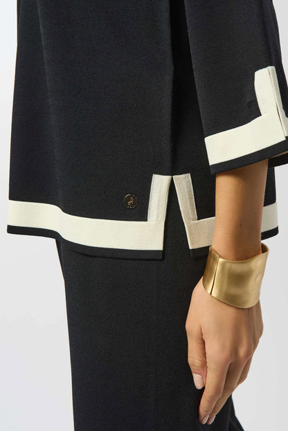 Sweater  Knit Colour Block Top