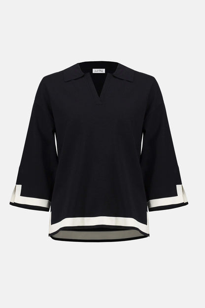 Sweater  Knit Colour Block Top