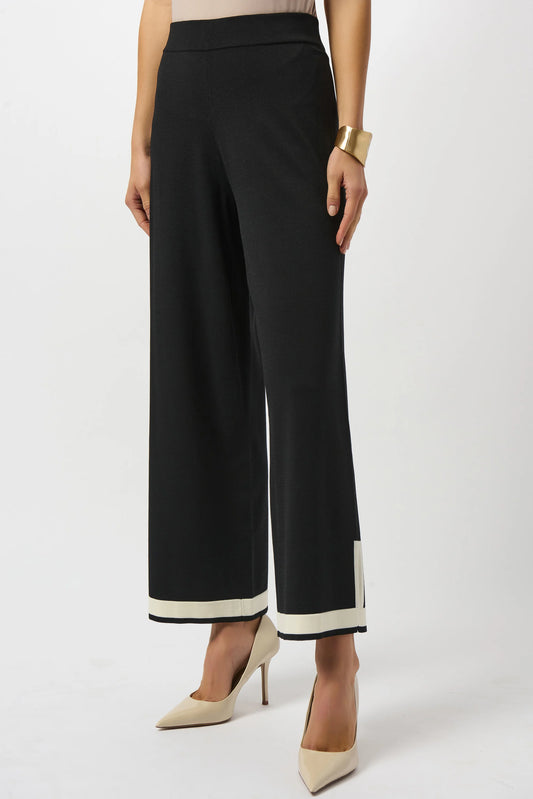 Joseph Ribkoff Knitted Colour Block Culottes Trousers Lucindas