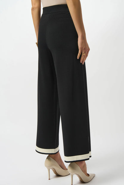 Joseph Ribkoff Knitted Colour Block Culottes Trousers Lucindas