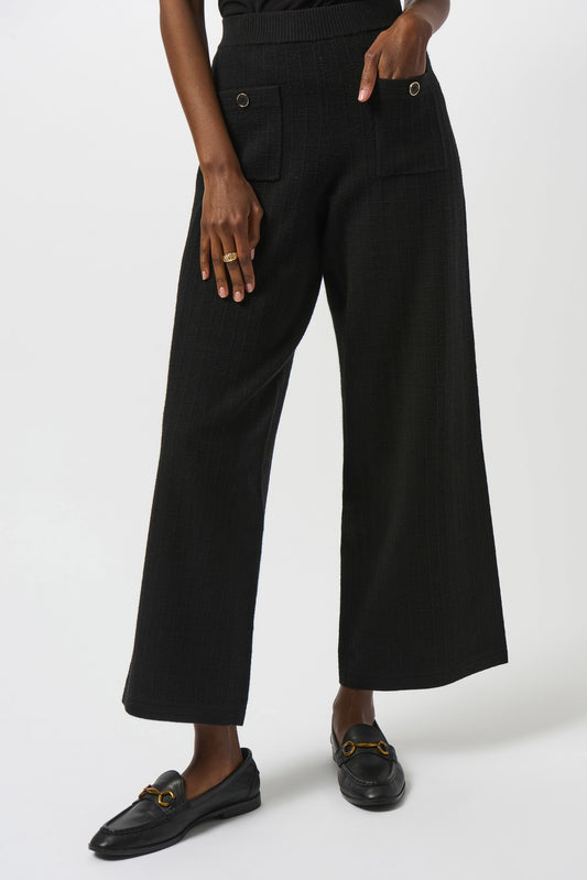Joseph Ribkoff Sweater Knit Wide Leg Trousers Lucindas
