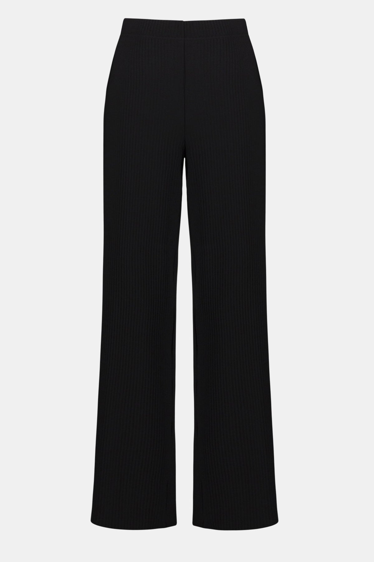 Joseph Ribkoff Ribbed Scuba Crepe Wide-Leg Trousers