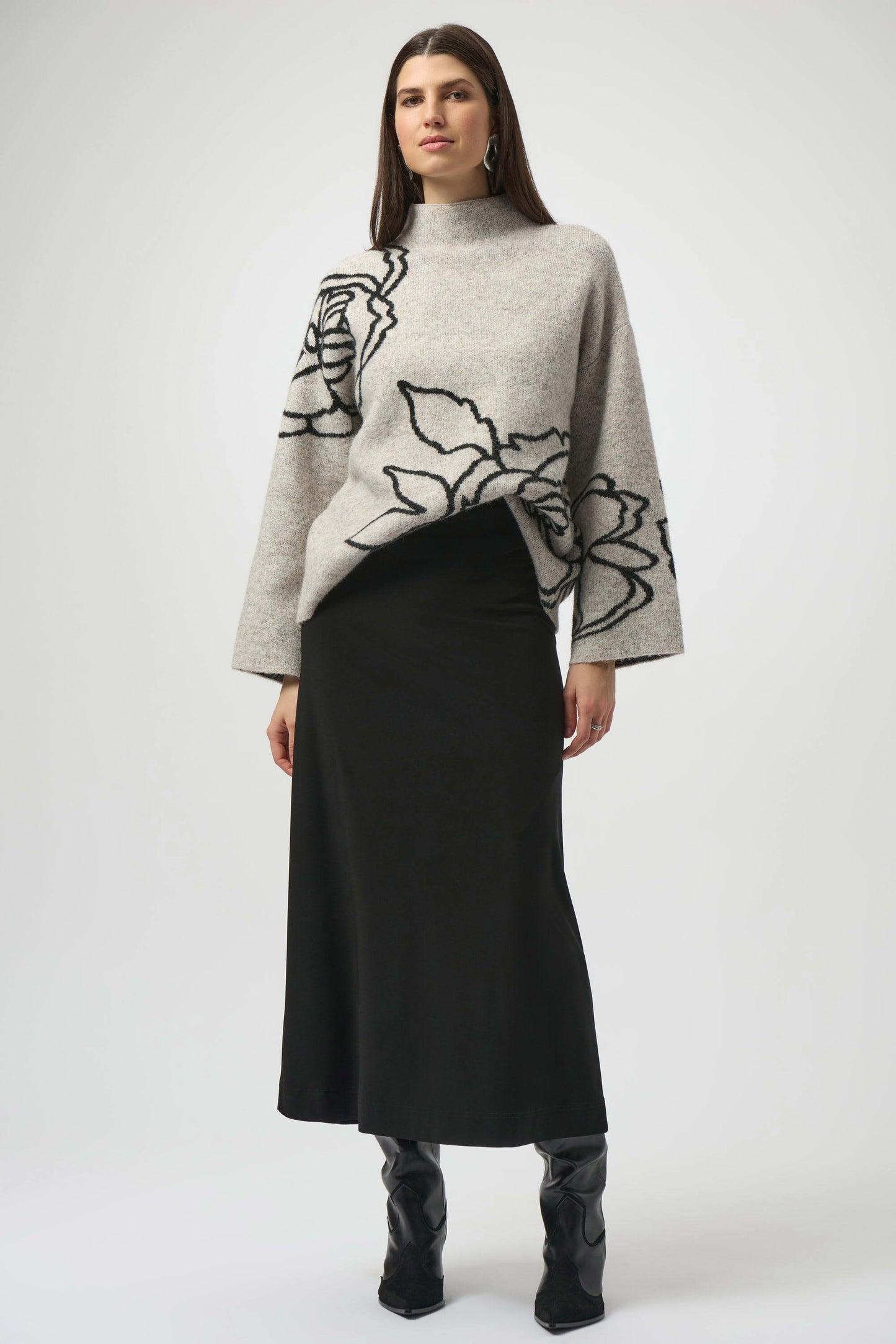 Floral Knitted Jumper