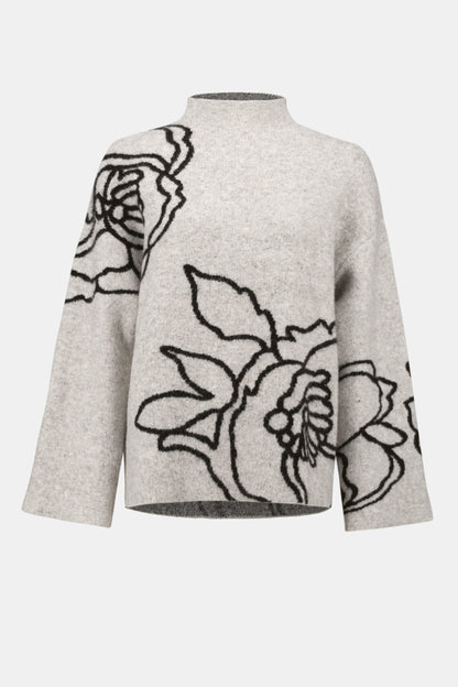Floral Knitted Jumper