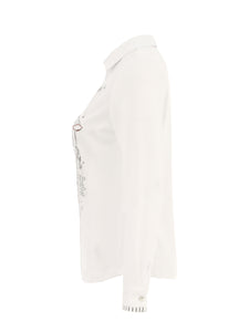 Street Style White Cotton Shirt 25723