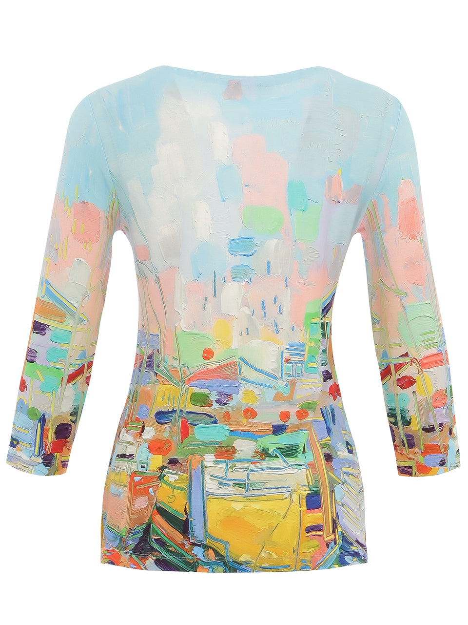 Impressionist Printed Top 25731