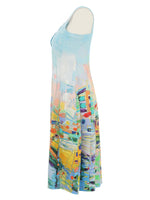 Load image into Gallery viewer, Marina Print Midi Dress 25734
