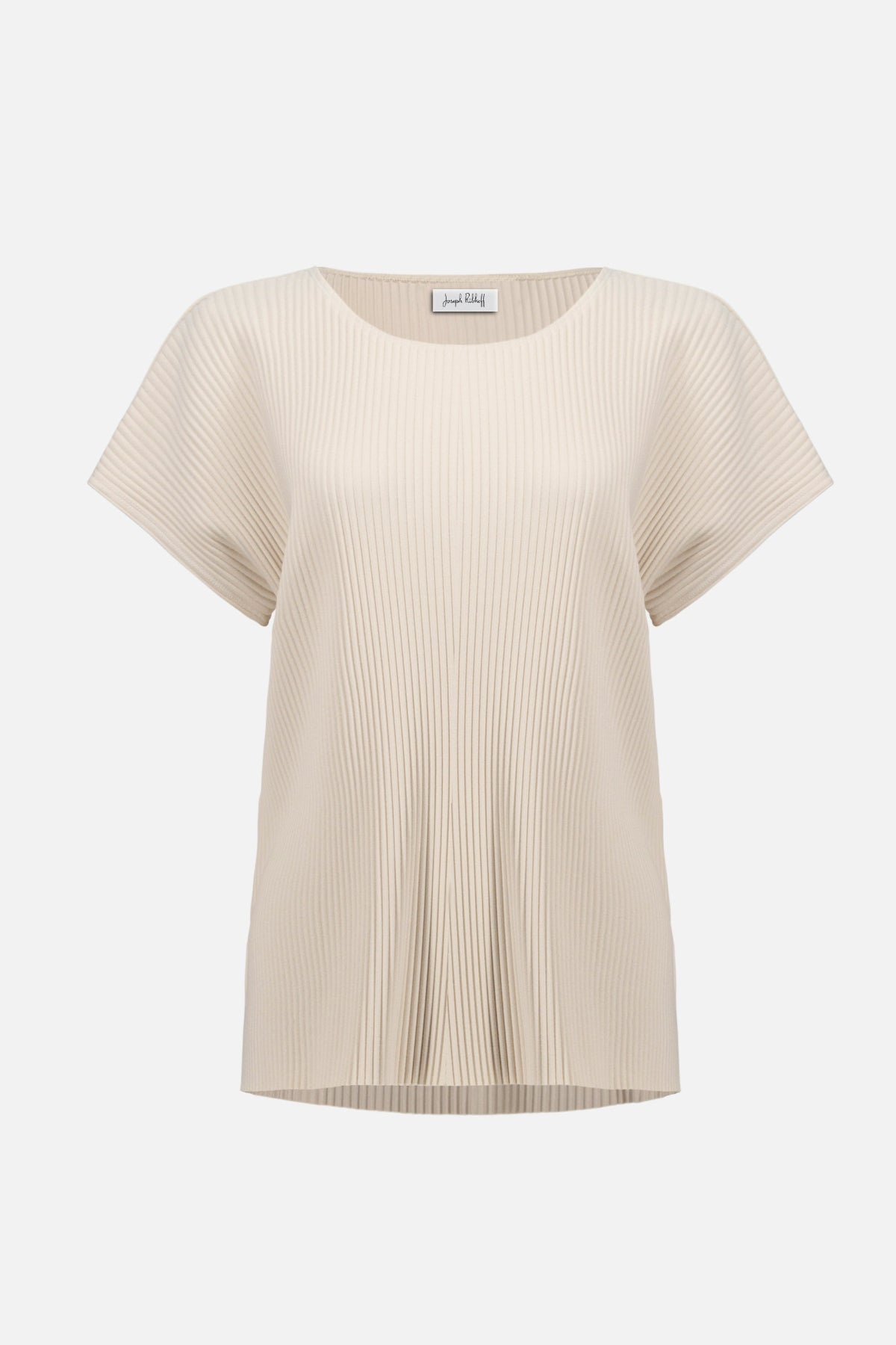 Joseph Ribkoff Pleated Scuba Crepe Boxy Top