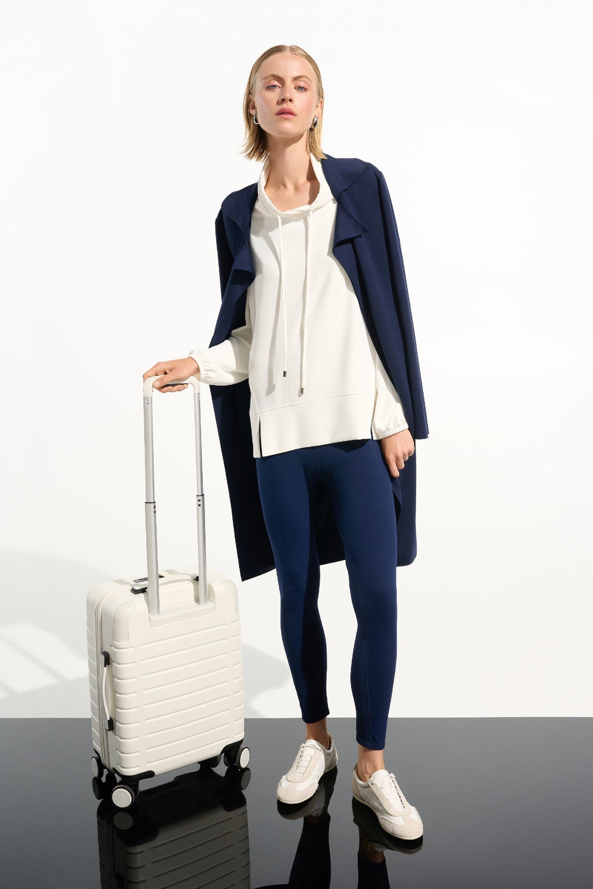 Scuba Jersey Straight Coat