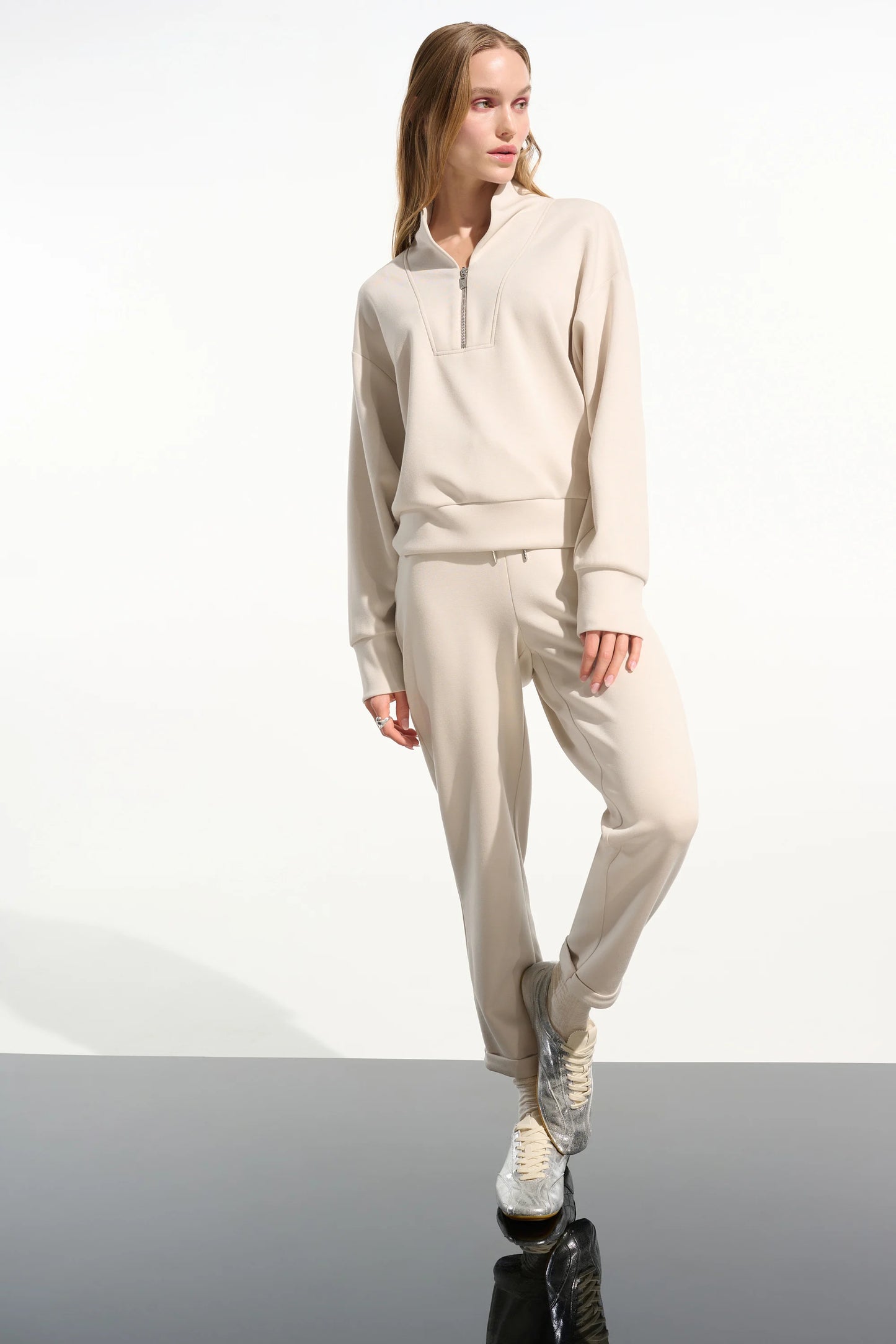 Scuba Jersey Boxy Sweatshirt