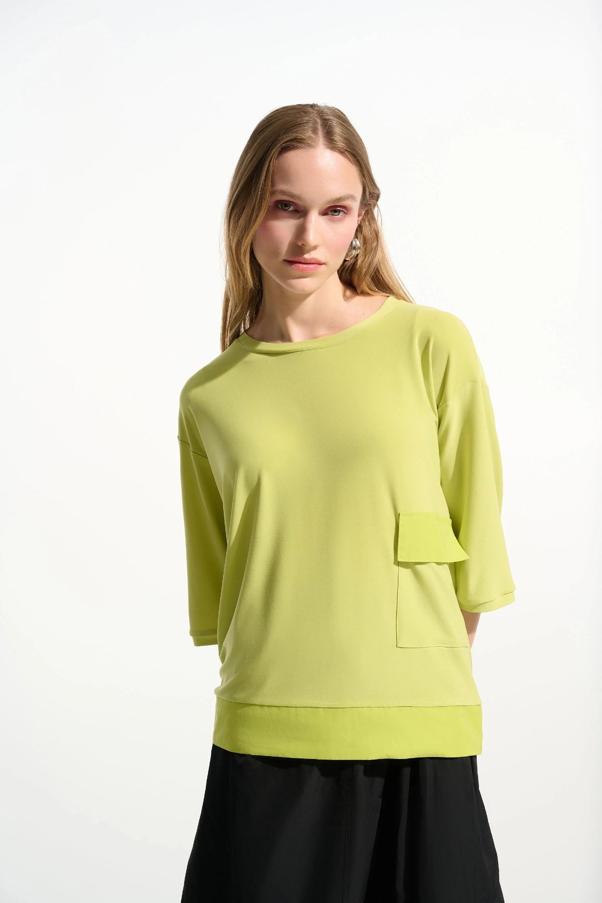 Boxy Tunic With Pocket Detail