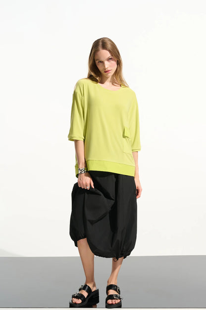 Boxy Tunic With Pocket Detail