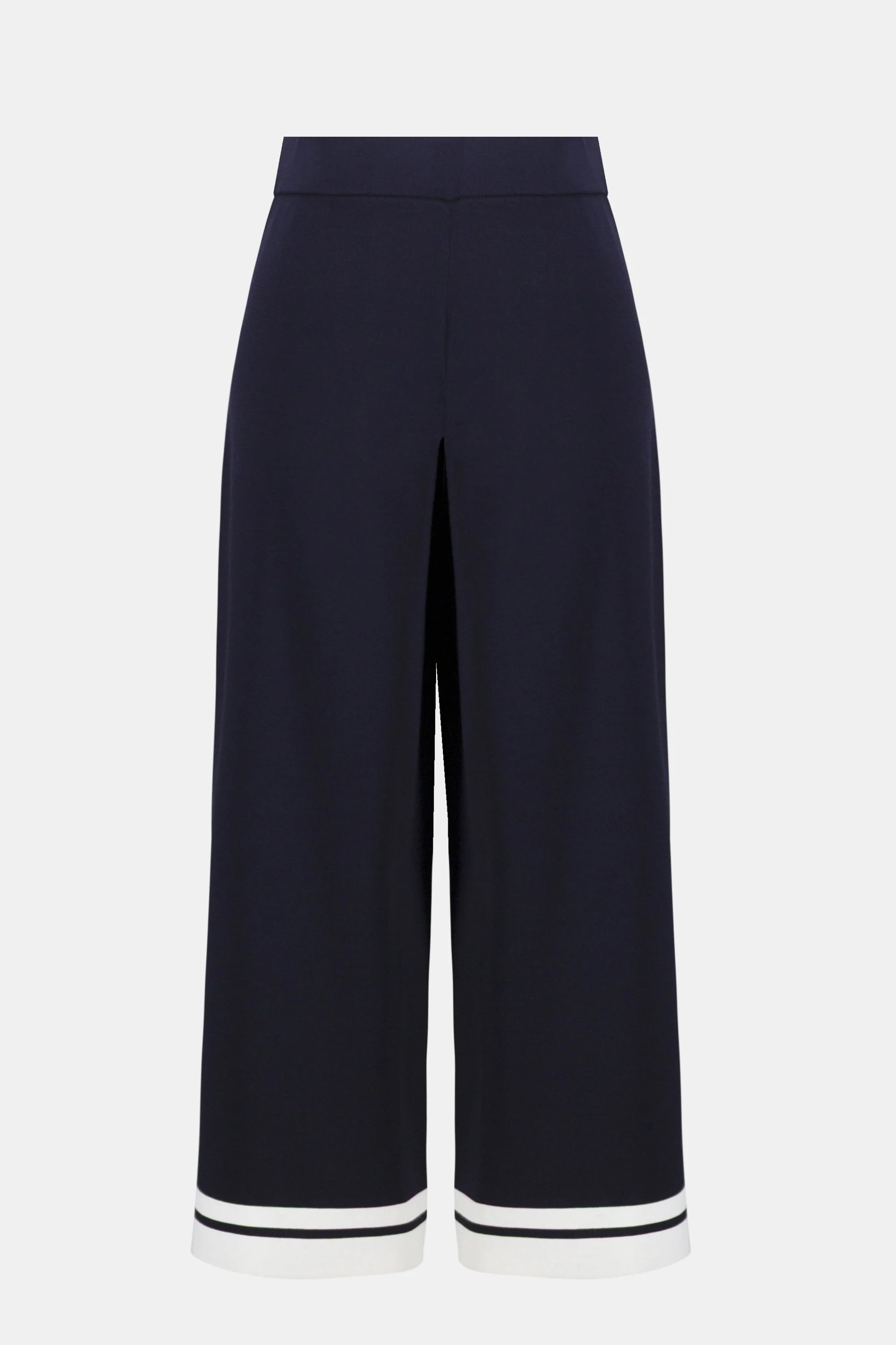 Viscose Blend Culotte Trouser With Stripe Detail - Lucindas on-line