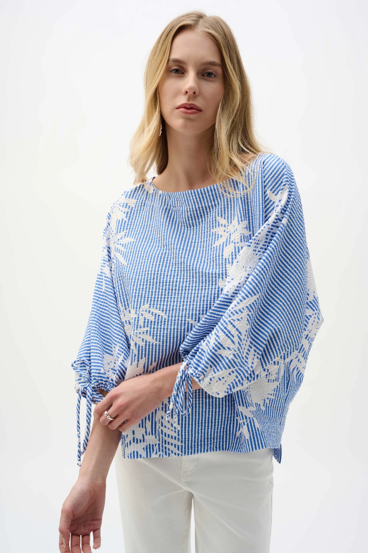 Joseph Ribkoff Floral Print Trapeze Top